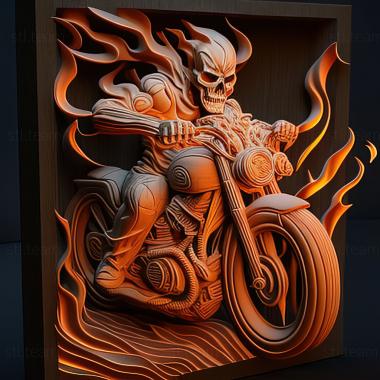 3D модель St ghost rider (STL)